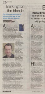 Irish Examiner - Review of "Maf the Dog" by Andrew O'Hagan