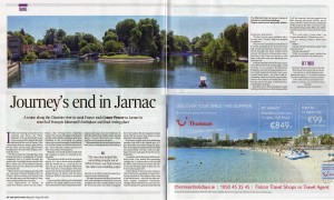 Journeys End in Jarnac - Irish Times, 15 Aug 2015