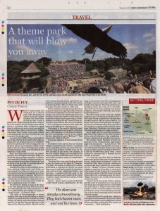 Puy du Fou - Sunday Independent, November 2014